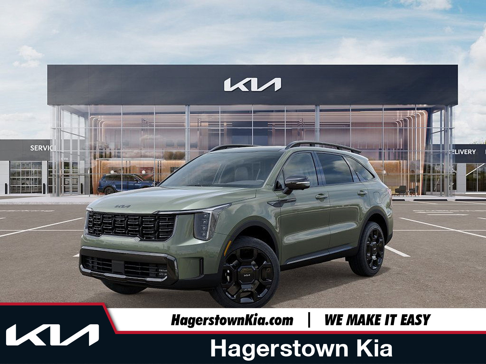 New 2026 Kia Sorento SX Prestige w/ Olive Brown Leather Package