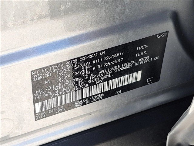 Used 2025 Toyota RAV4 XLE w/ Convenience Package AWD/4WD image 25