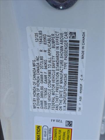 New 2026 Honda Civic Sport image 16