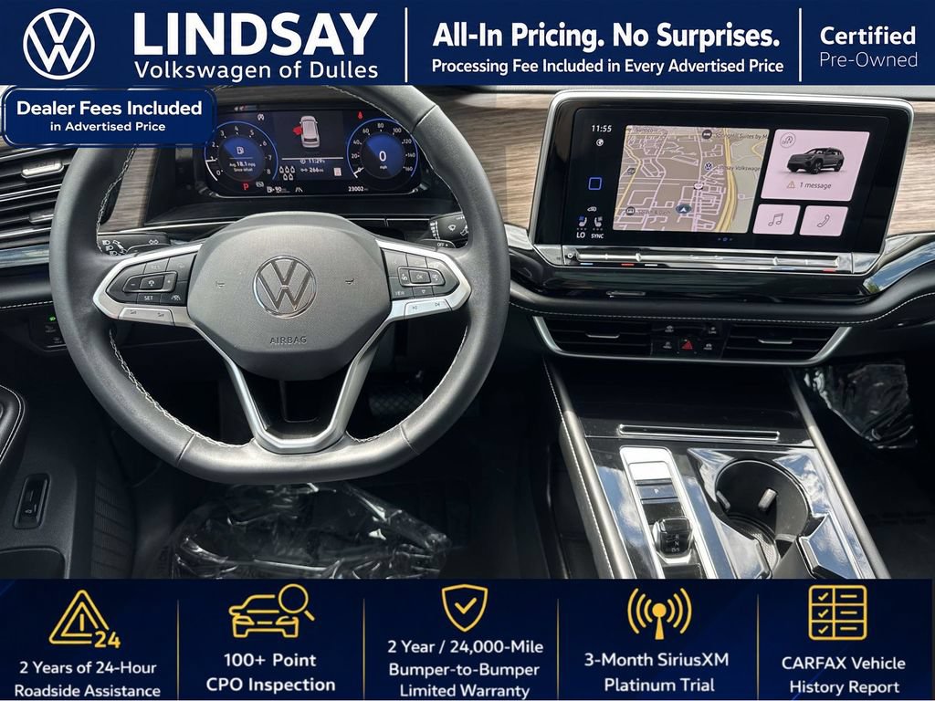 Used 2024 Volkswagen Atlas SEL AWD/4WD image 11