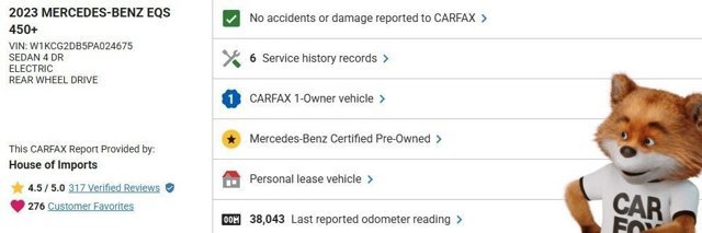 Certified 2023 Mercedes-Benz EQS 450+ Sedan image 3