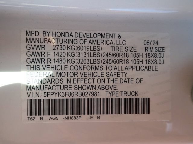 Used 2024 Honda Ridgeline Black Edition image 23