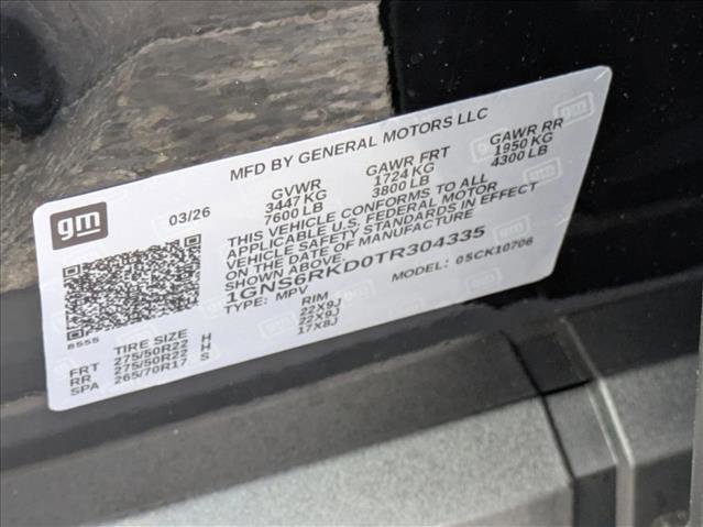 New 2026 Chevrolet Tahoe RST AWD/4WD image 16