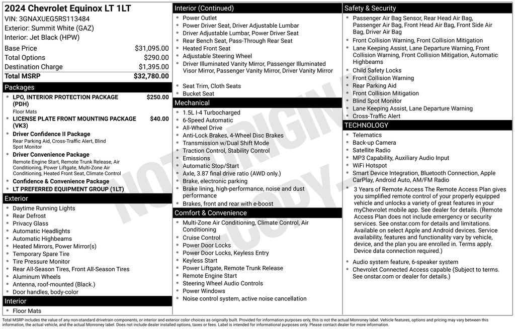 Used 2024 Chevrolet Equinox LT AWD/4WD image 5