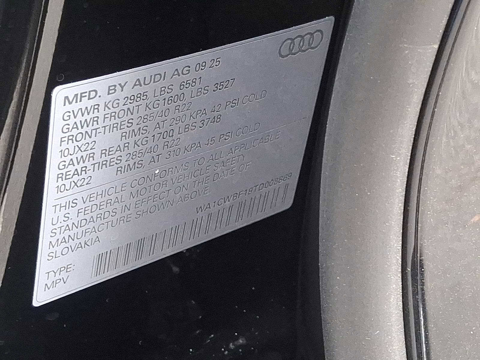 New 2026 Audi SQ8 Prestige image 16