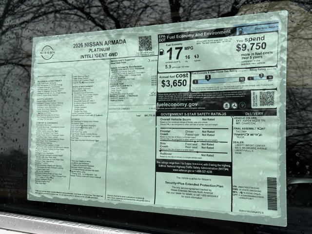 New 2026 Nissan Armada Platinum image 7