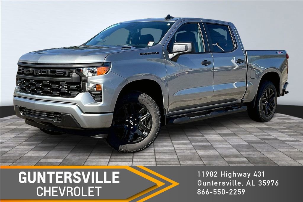 New 2026 Chevrolet Silverado 1500 Custom w/ Turbomax Blackout Package image 1