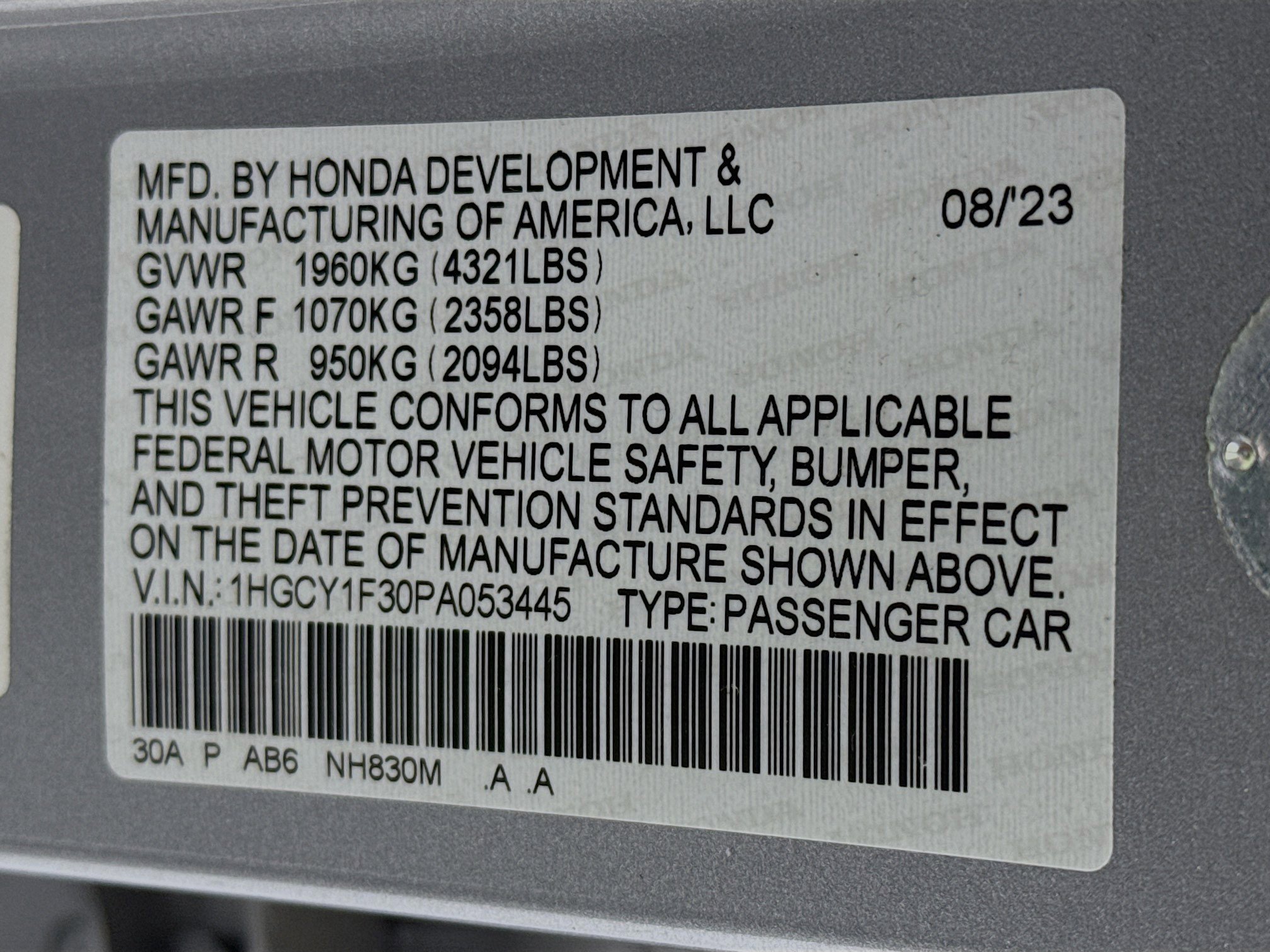 Certified 2023 Honda Accord EX image 31