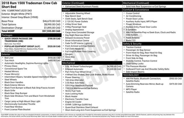 Used 2018 RAM 1500 Tradesman AWD/4WD image 6