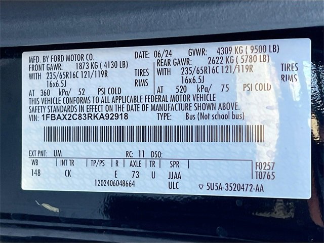 Used 2024 Ford Transit 350 XLT image 27