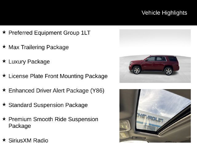 Certified 2019 Chevrolet Tahoe LT w/ Luxury Package AWD/4WD image 3