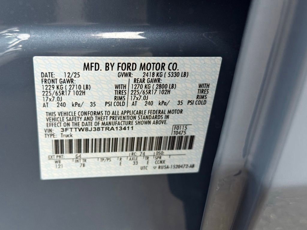 New 2026 Ford Maverick XLT w/ Equipment Group 301A AWD/4WD image 40