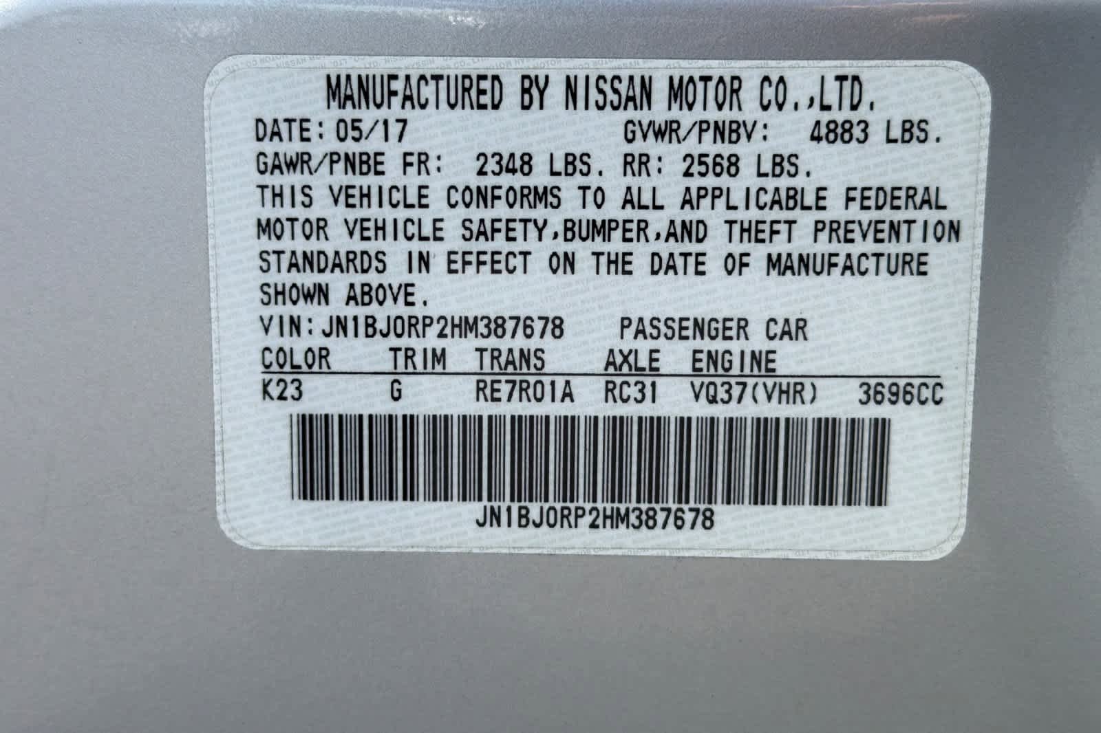 Used 2017 INFINITI QX50 2WD image 29