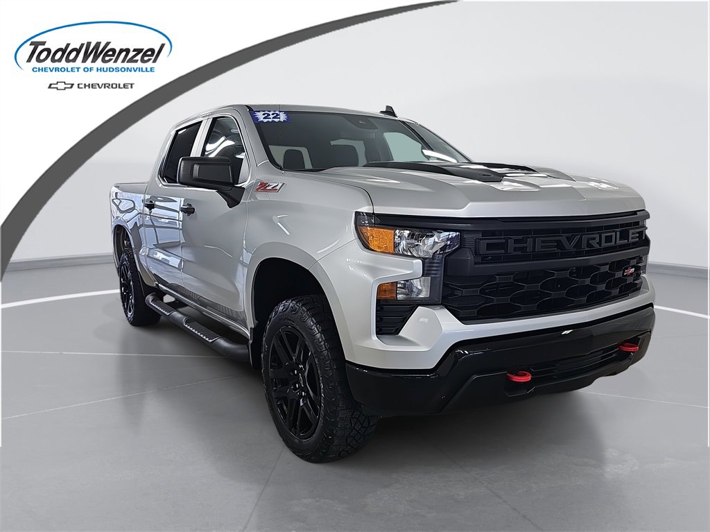 Used 2022 Chevrolet Silverado 1500 Custom Trail Boss w/ LPO, Dark Essentials Package