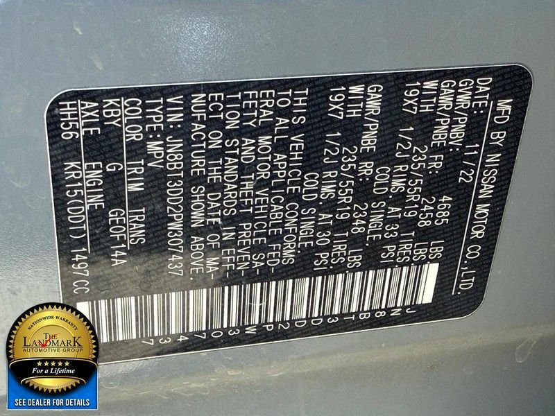 Used 2023 Nissan Rogue Platinum w/ Platinum Premium Package image 23