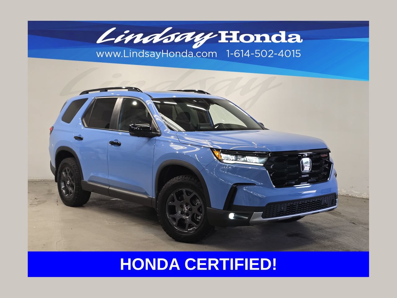 Certified 2025 Honda Pilot TrailSport