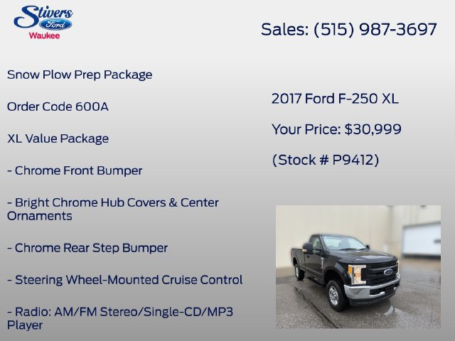 Used 2017 Ford F250 XL w/ Power Equipment Group AWD/4WD image 8