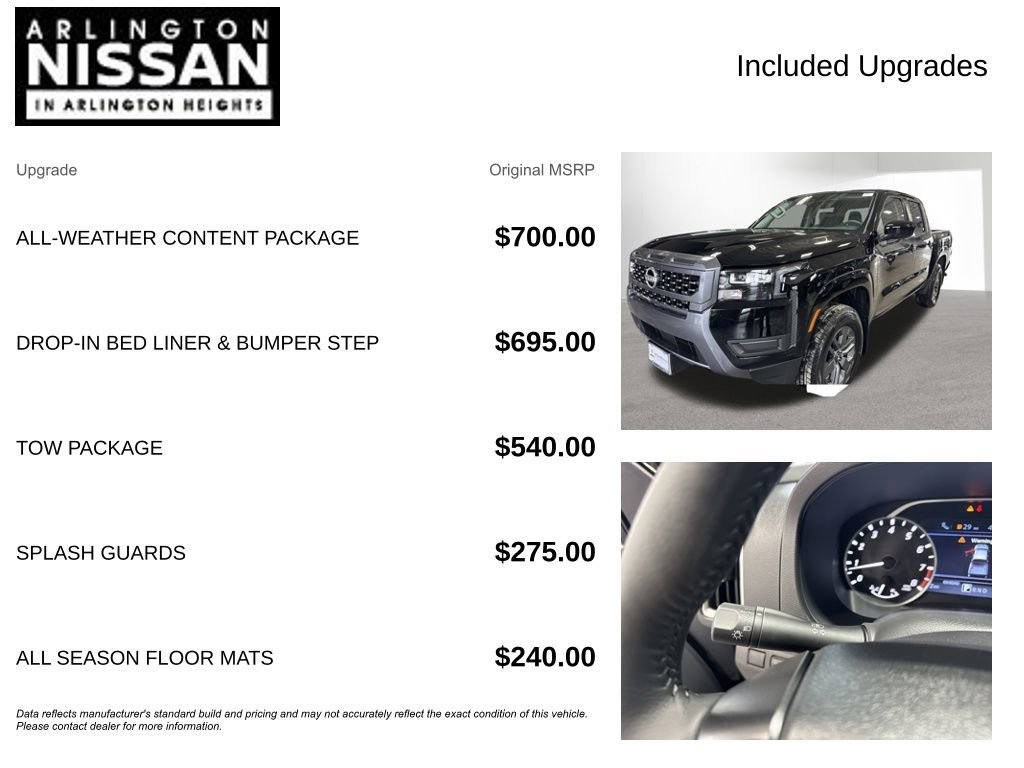 New 2026 Nissan Frontier SV w/ All-Weather Content Package image 4