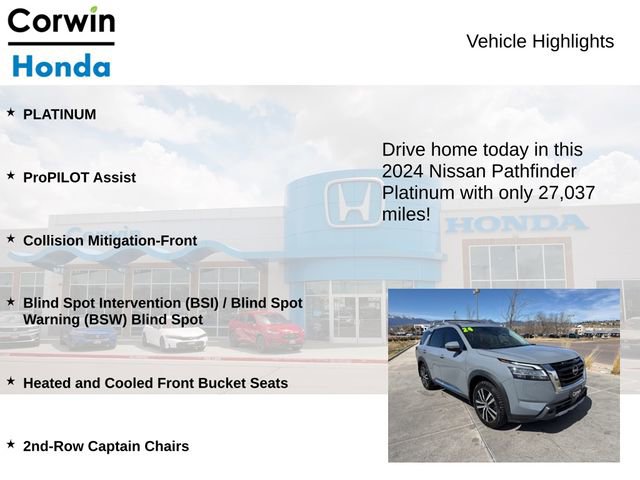 Used 2024 Nissan Pathfinder Platinum image 7
