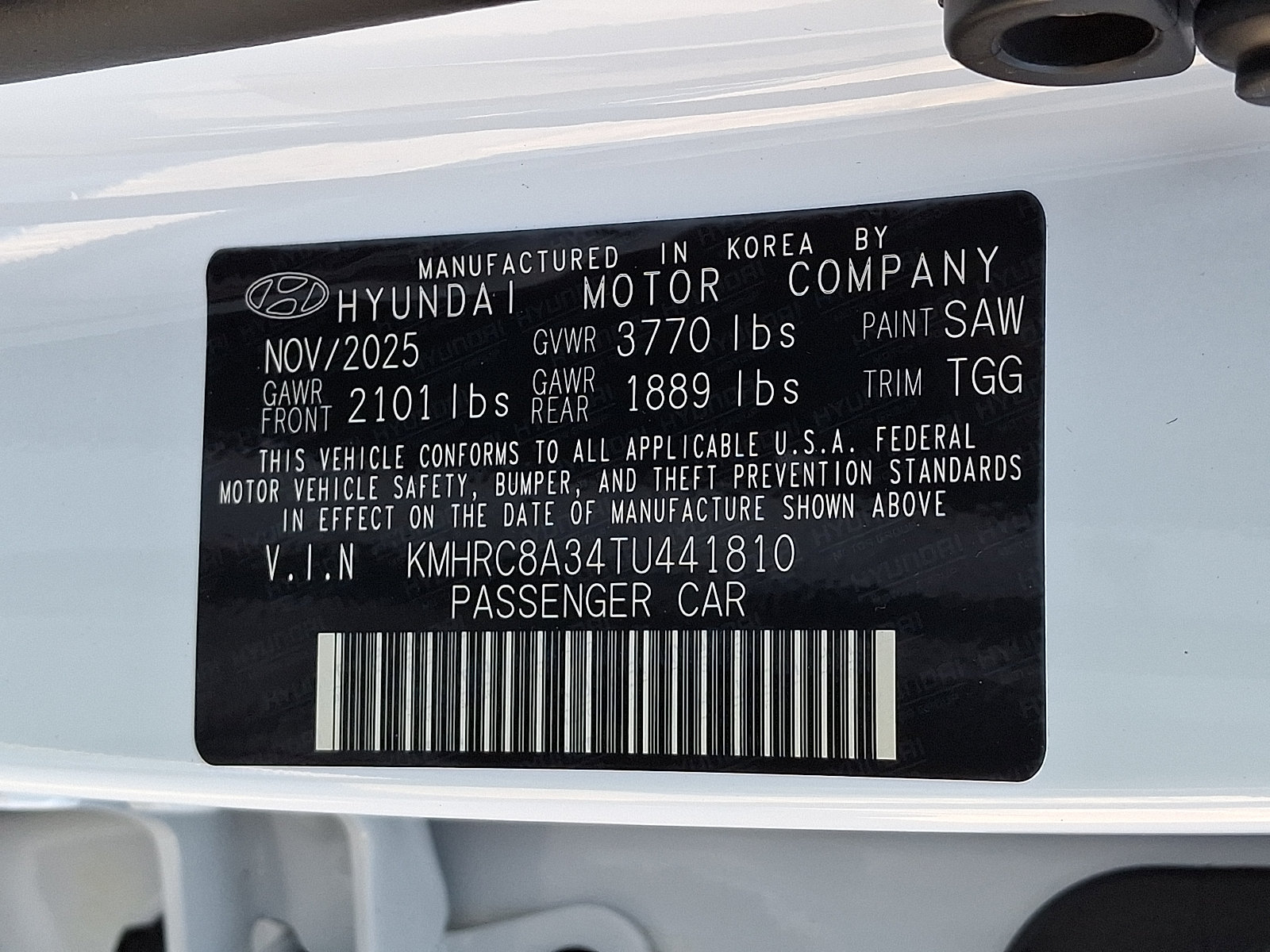 New 2026 Hyundai Venue SEL FWD image 20
