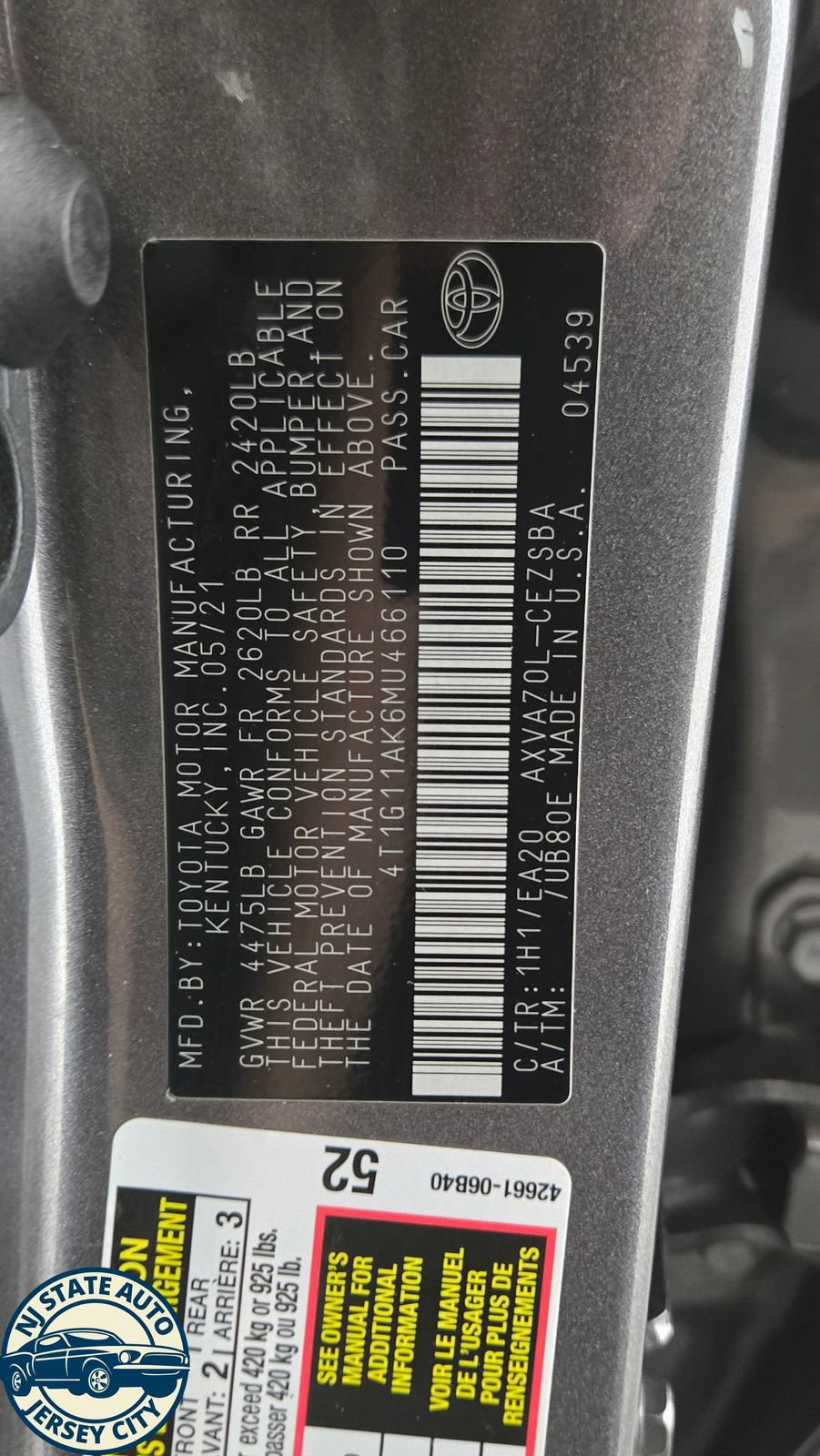 Used 2021 Toyota Camry SE FWD image 23