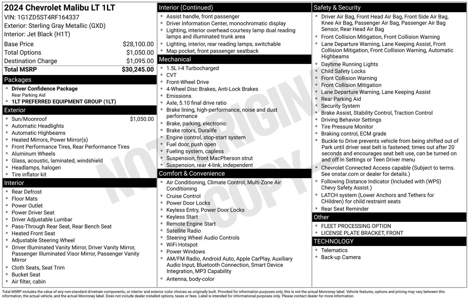 Used 2024 Chevrolet Malibu LT image 13