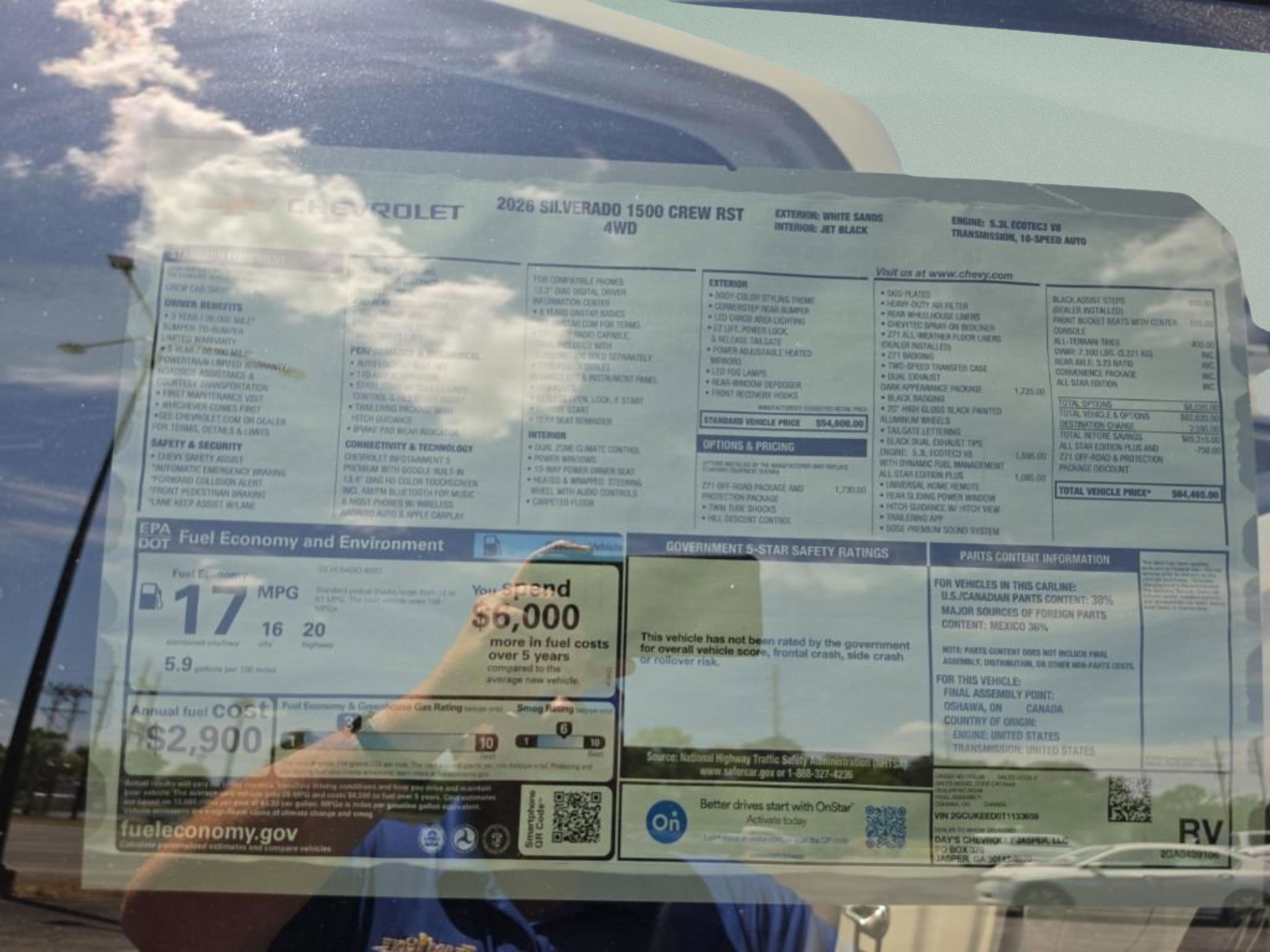 New 2026 Chevrolet Silverado 1500 RST AWD/4WD image 9