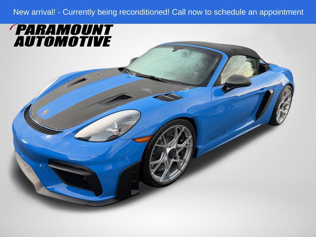 Used 2025 Porsche 718 Boxster Spyder RS w/ Weissach Package