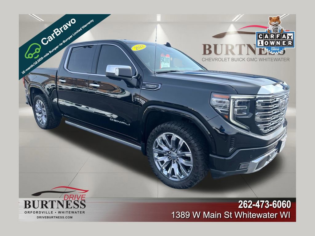 Certified 2022 GMC Sierra 1500 Denali Ultimate AWD/4WD image 1