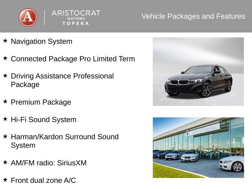 New 2026 BMW 330i xDrive Sedan w/ Premium Package AWD/4WD image 4