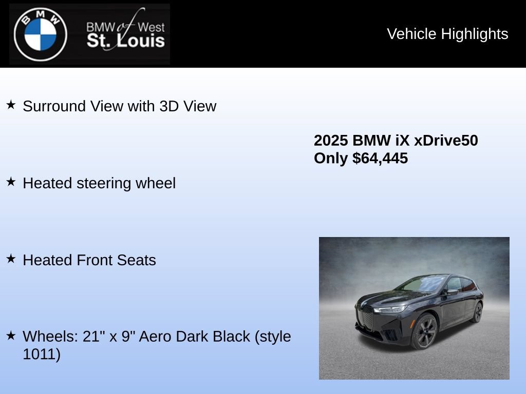 Used 2025 BMW iX xDrive50 AWD/4WD image 31