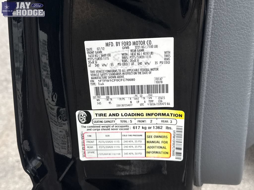 Used 2012 Ford F150 Platinum RWD image 34