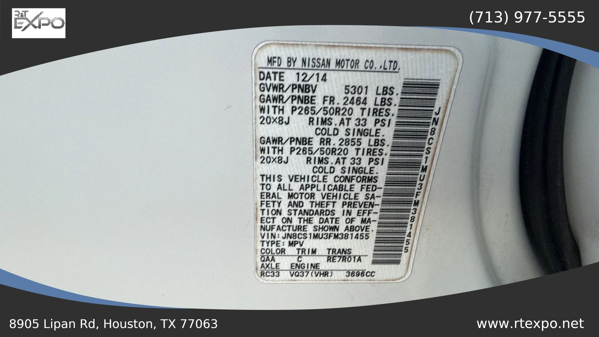 Used 2015 INFINITI QX70 3.7 w/ Premium Package image 46