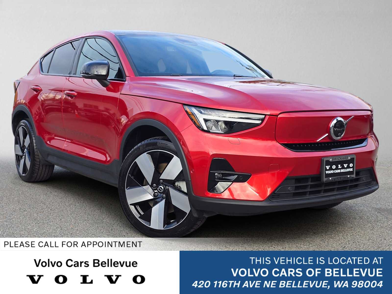 Certified 2023 Volvo C40 P8 Recharge Plus w/ Climate Package AWD/4WD image 1