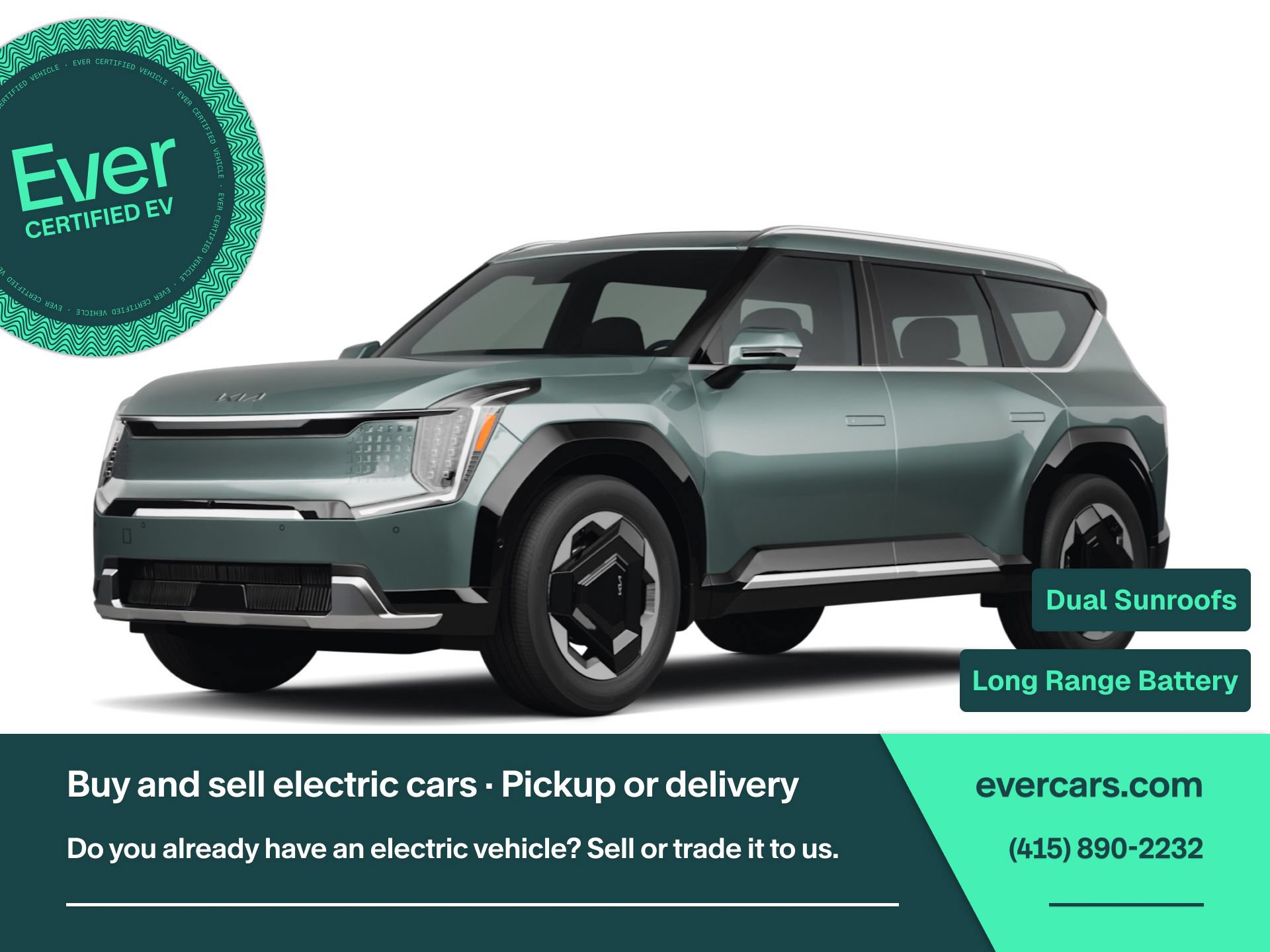 Used 2024 Kia EV9 Land AWD/4WD image 1
