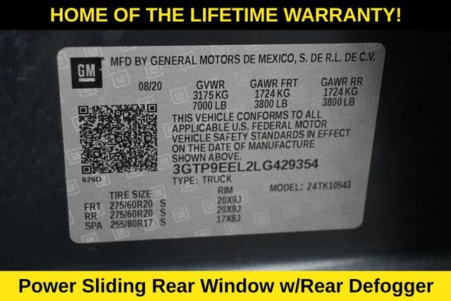 Used 2020 GMC Sierra 1500 AT4 w/ AT4 Premium Package AWD/4WD image 65