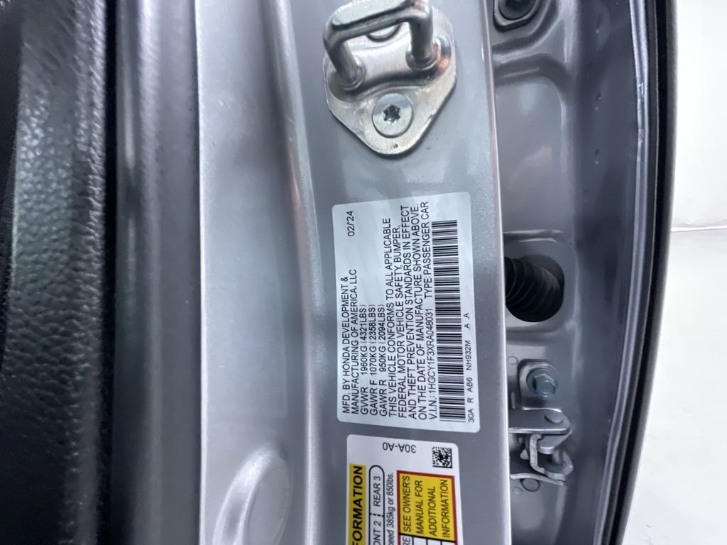 Certified 2024 Honda Accord EX image 15