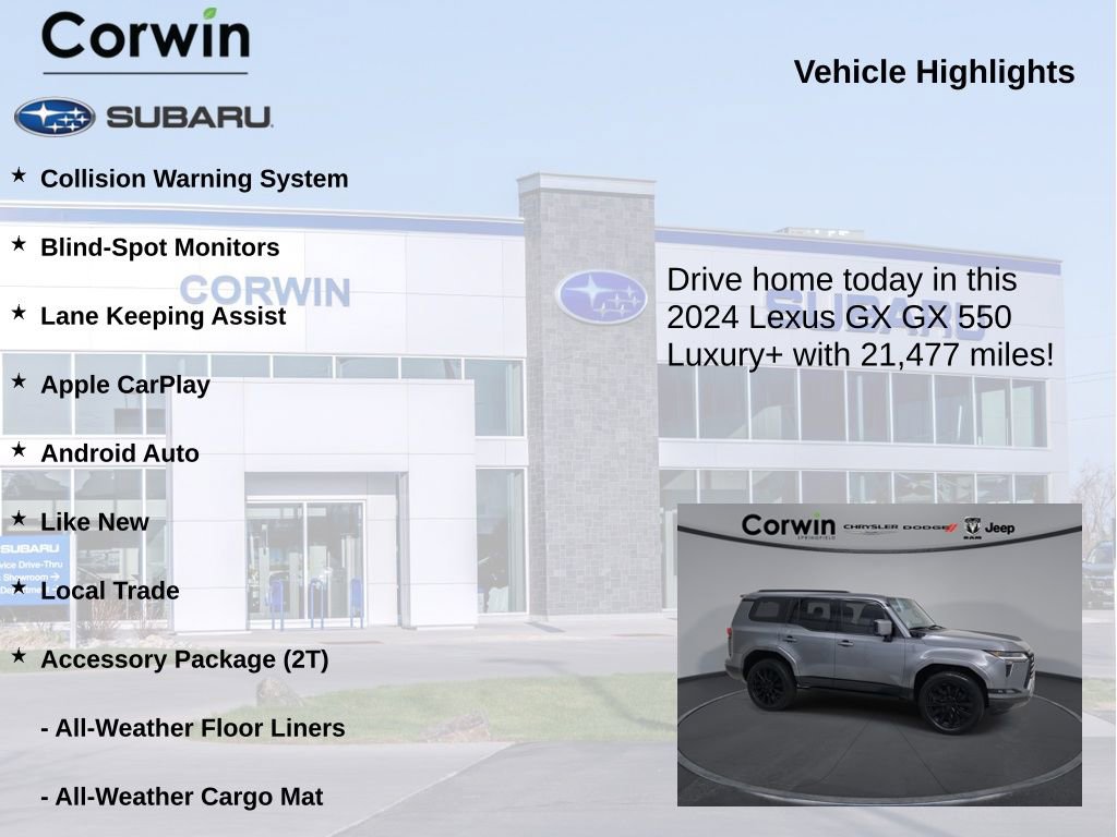 Used 2024 Lexus GX 550 w/ Accessory Package (2T) AWD/4WD image 6