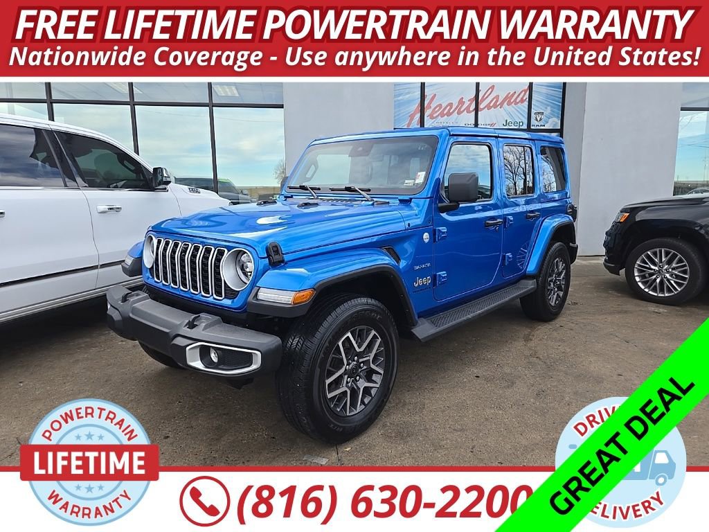Used 2024 Jeep Wrangler Sahara w/ Technology Group AWD/4WD image 1