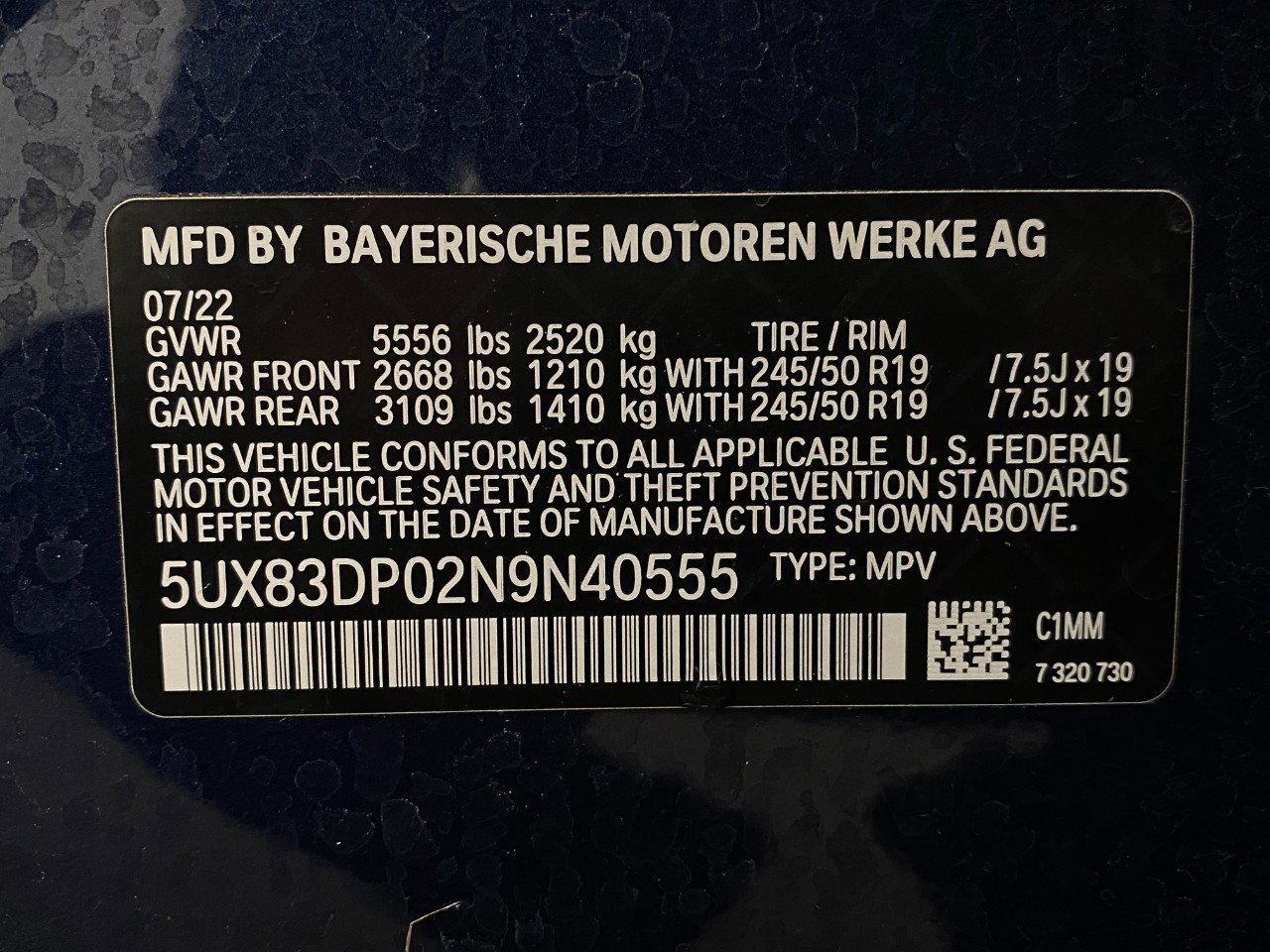 Certified 2022 BMW X3 M40i w/ Premium Package image 34