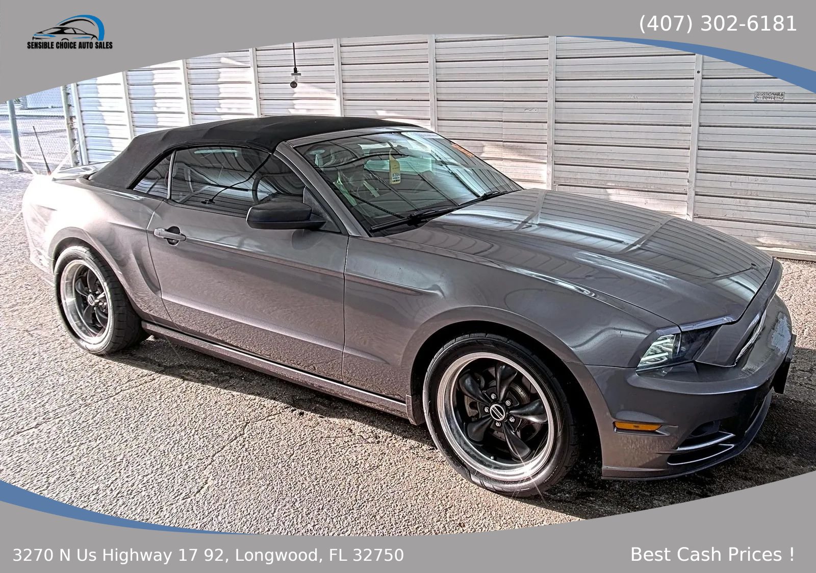 Used 2014 Ford Mustang Convertible w/ Equipment Group 102A RWD image 1