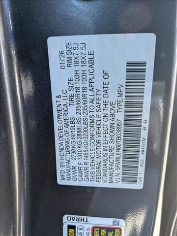 New 2026 Honda Odyssey EX-L image 17