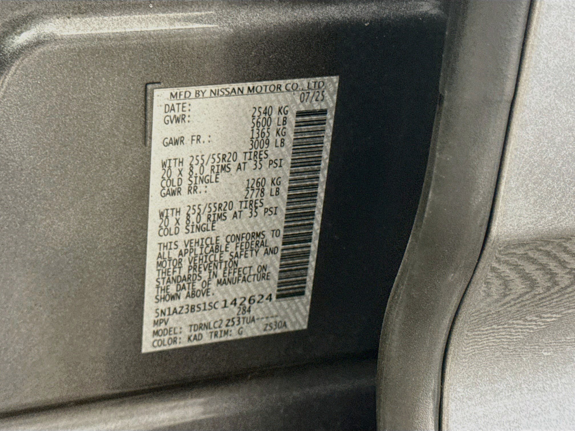 Used 2025 Nissan Murano SV AWD/4WD image 40