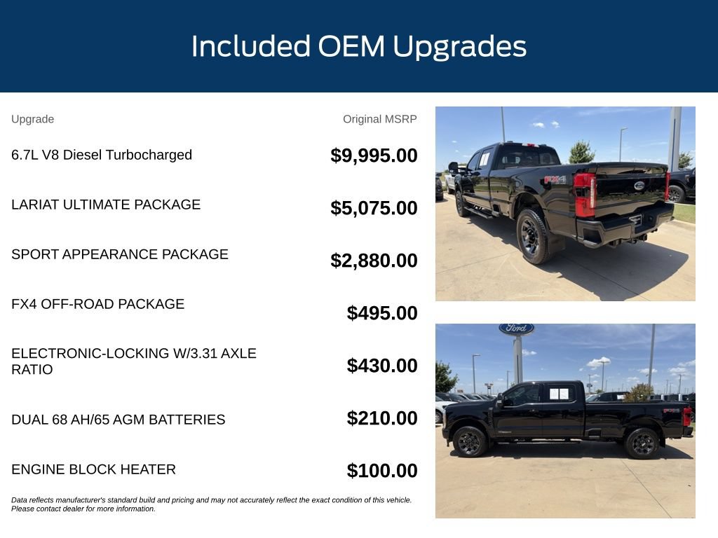 Used 2023 Ford F350 Lariat w/ Lariat Ultimate Package AWD/4WD image 11