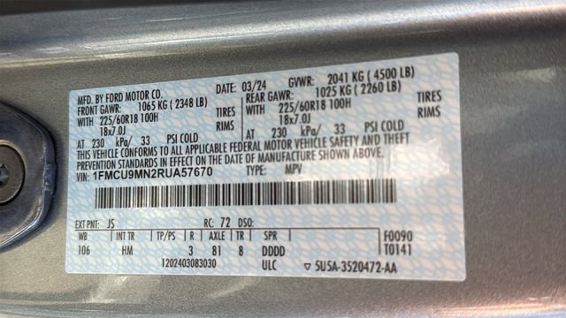 Used 2024 Ford Escape ST-Line AWD/4WD image 30
