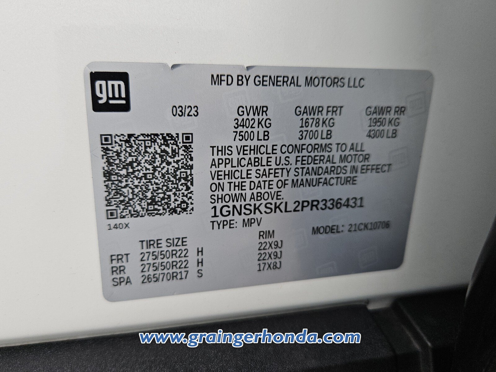 Used 2023 Chevrolet Tahoe Premier AWD/4WD image 14