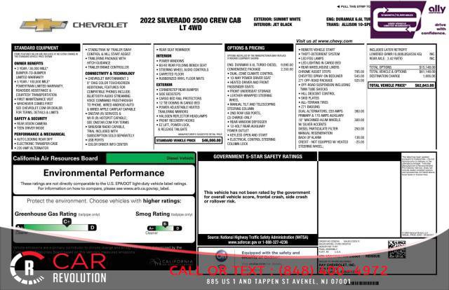 Used 2022 Chevrolet Silverado 2500 LT w/ Convenience Package AWD/4WD image 9