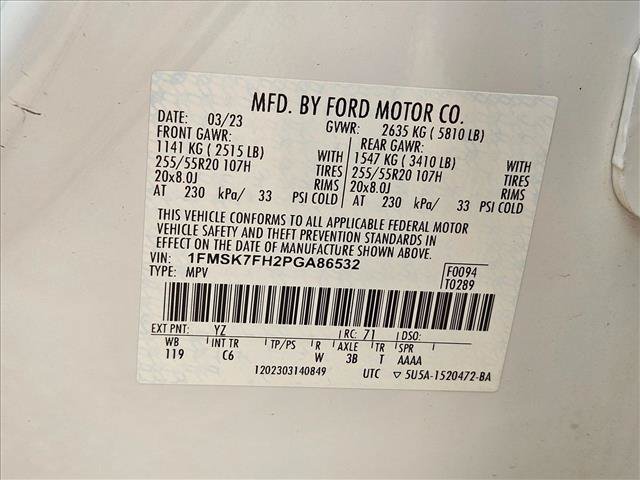 Used 2023 Ford Explorer Limited RWD image 26