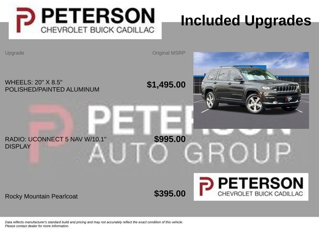 Used 2021 Jeep Grand Cherokee L Limited AWD/4WD image 11