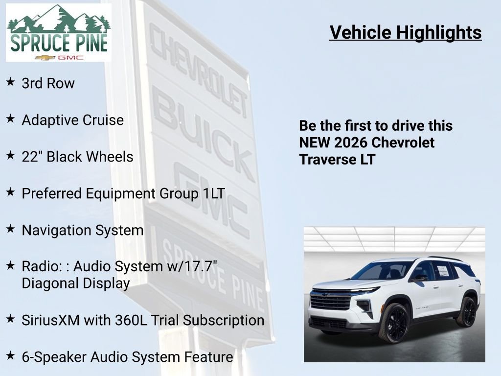 New 2026 Chevrolet Traverse LT image 5